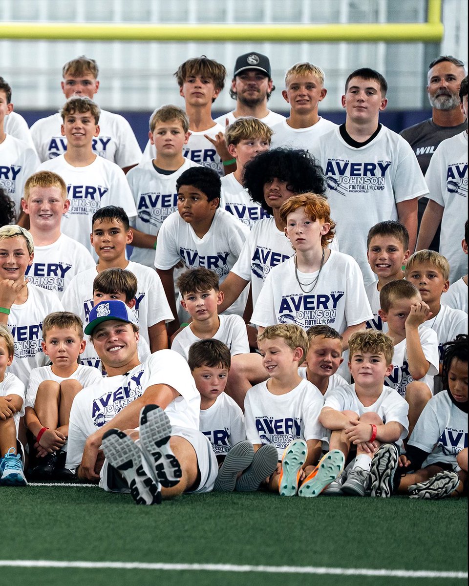 avery2johnson's tweet photo. Thank you to everyone who came out to my youth camp last weekend. Hope you all had a great time. Thank you to @nextgenbeefco and @valorford for sponsoring it. Shoutout to @prosportplex on doing a great job putting it on. Looking forward to the 2027 camp already. https://t.co/ZT1bGflooM