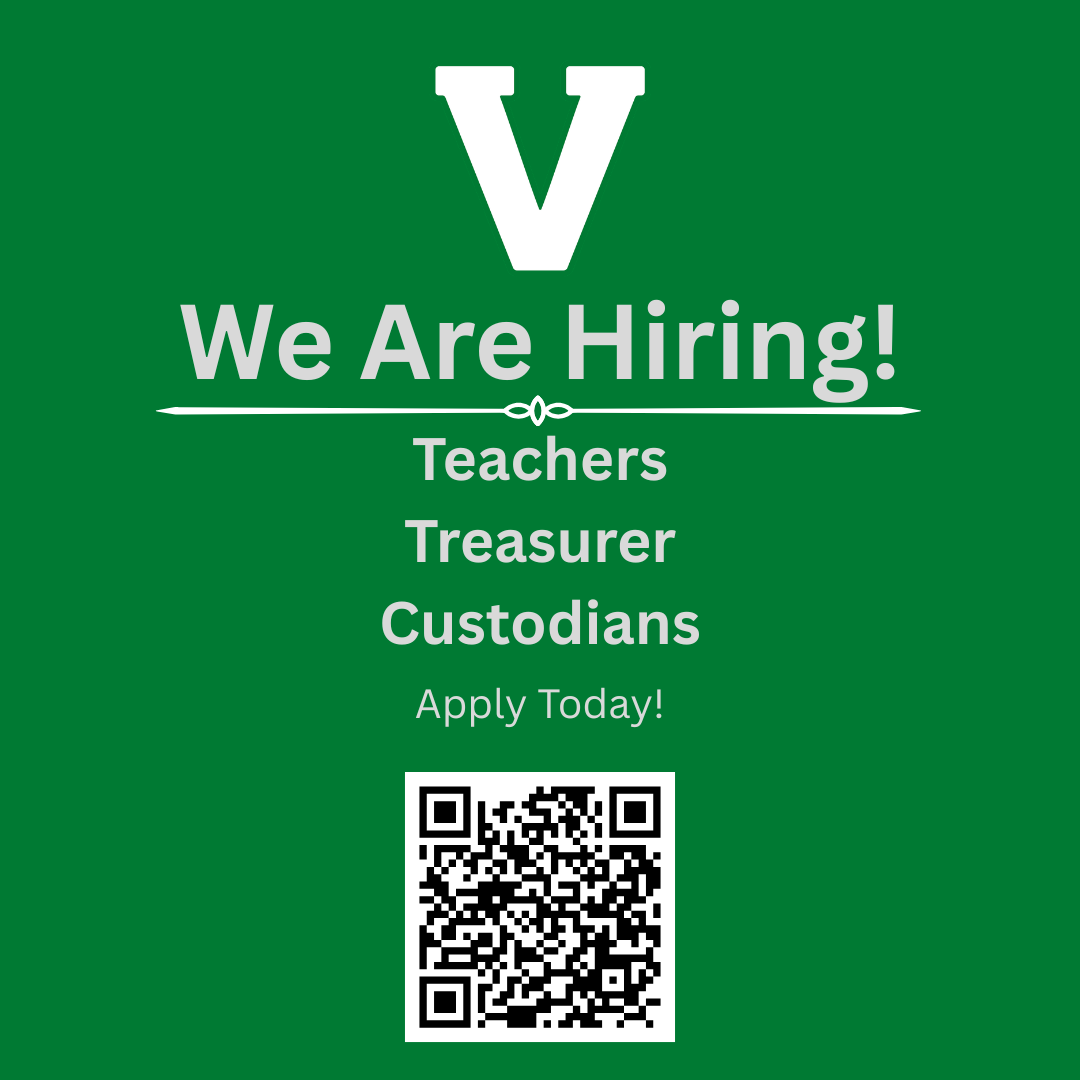 ValpoHS411's tweet photo. We are hiring at VHS! Use the link or the QR Code for more info and to apply!
https://t.co/GMGD5idjjp... https://t.co/OES7OmxFsP