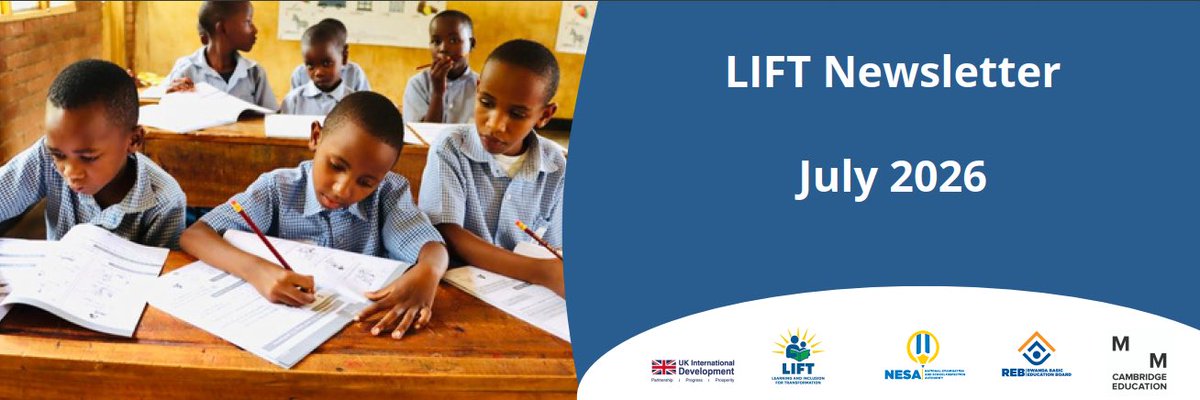 LIFT_Rwanda's tweet photo. The 3rd edition of the @UKinRwanda’s #LIFTNewsletter is out!
See how we're improving foundational learning outcomes in #Rwanda, empowering teachers, supporting children &amp; promoting inclusive learning so every child has the opportunity to learn and thrive.
https://t.co/nrDLPxZuaA https://t.co/BNZrJmRFfR