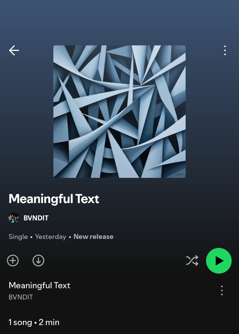 UmbrellaKat's tweet photo. What is going on with Spotify lately!? I have seen SO MANY accounts being hacked and AI songs released under their name! They all seem to follow the pattern of a single song with a very generic name and an image that has nothing to do with the group. I have seen it happen to AND2BLE, izna, BVNDIT, Lapillus, and Pink Fantasy, etc.