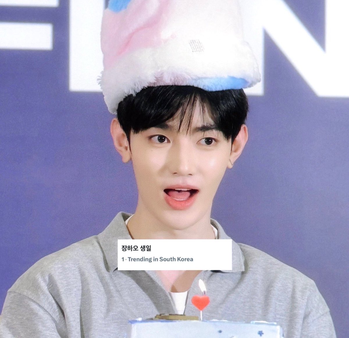 zghaosolo's tweet photo. ‘장하오 생일’ (zhang hao’s birthday) is trending at #1 in south korea https://t.co/Flf9qdZC9A