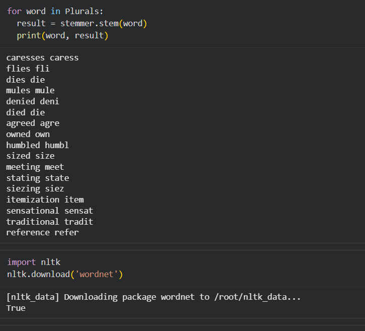 SadikshyaDkl's tweet photo. #LSPPDay54 
Today I explored the basics of Natural Language Processing (NLP) using NLTK, learned text preprocessing, performed word stemming with PorterStemmer, and downloaded WordNet for future NLP tasks. 
@lftechnology
#60DaysOfLearning2026 #LearningWithLeapfrog https://t.co/Pbox8Zt4hi