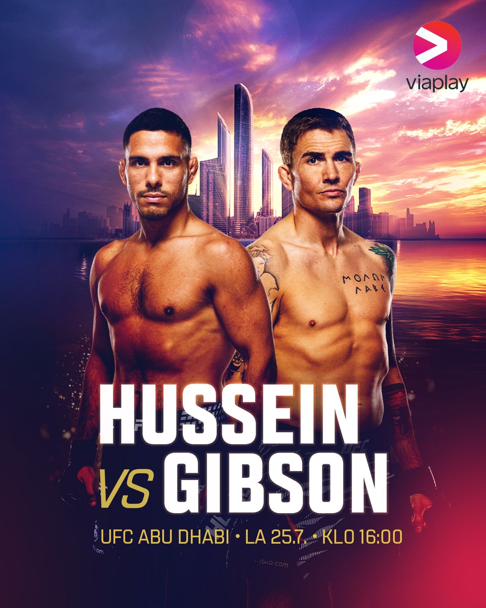 ViaplayUrheilu's tweet photo. Tätä on odotettu! Abdul Hussein tekee UFC-debyyttinsä lauantaina klo 16:00! 🔥👊🇫🇮
Abban matsi ja koko Abu Dhabin otteluilta katsottavissa Viaplay Total ja Medium –tilauksella.
#ViaplayFighting #UFCfi #FinnMMA #UFCAbuDhabi https://t.co/GqOaKmBCgv