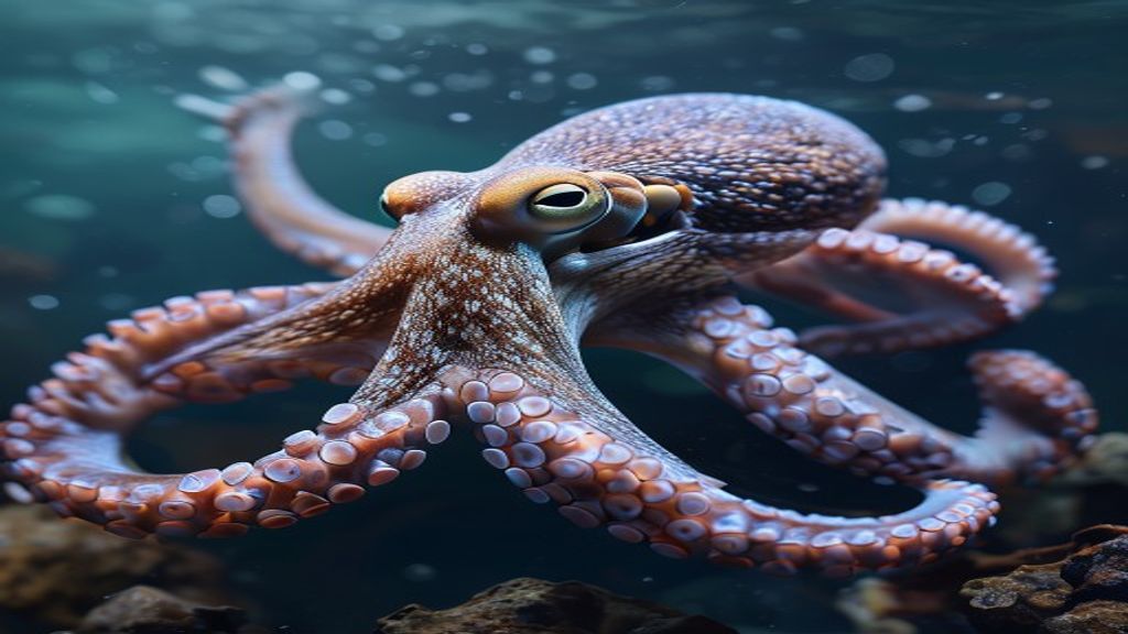 HawkFact's tweet photo. Did you know? The mimic octopus actively assesses its predators, then deliberately chooses which venomous or unpalatable marine animal to impersonate, using its arms and color changes to achieve a perfect illusion.

#HawkFacts #Facts #Learning https://t.co/N0NzNwBGzx