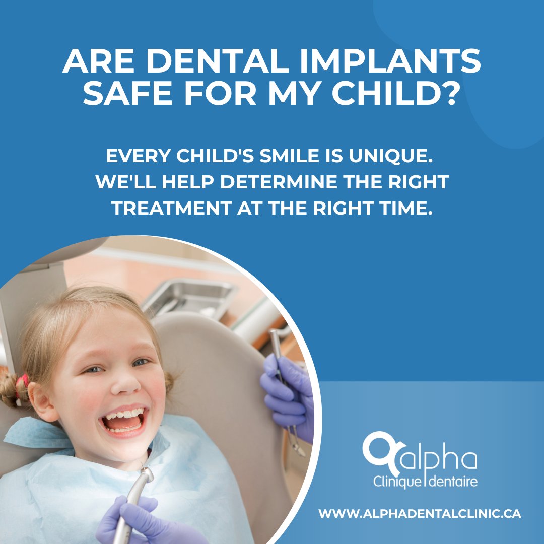 alphadentaire's tweet photo. 🦷 Are dental implants safe for children?

Our team will help you understand the safest and most suitable options for your child's healthy smile.

🌐https://t.co/zqfYZeycZT

#DentalClinic #DentalImplants #ChildDentalCare #HealthySmile #FamilyDentist #OralHealth #MontrealDentist https://t.co/8mOaC0Ck4Q