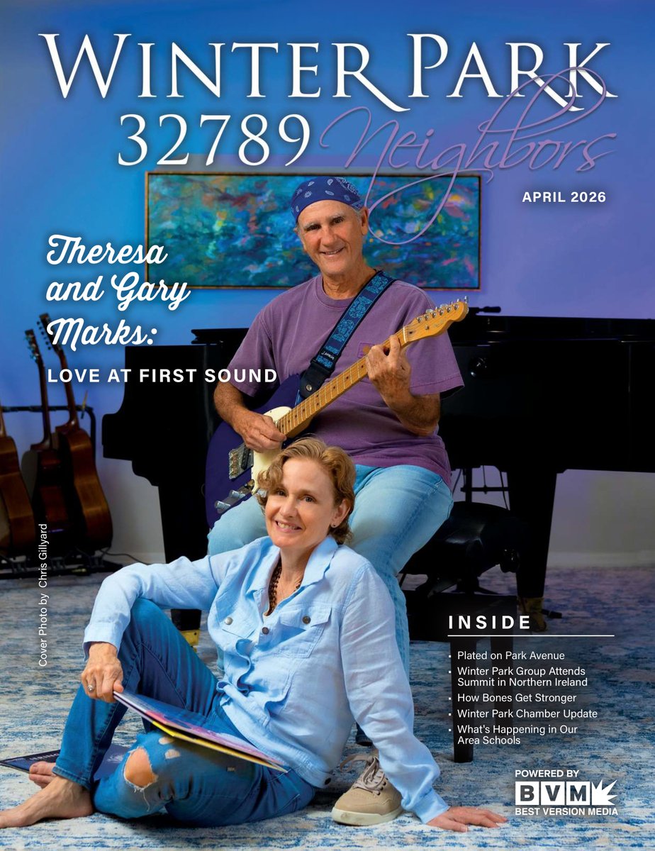 gmarksmusic's tweet photo. A cool surprise - being featured on the cover of our local magazine.

I came up with the title “Love at First Sound” because my wife had heard my music before we ever met. https://t.co/mfWBxxjrXn