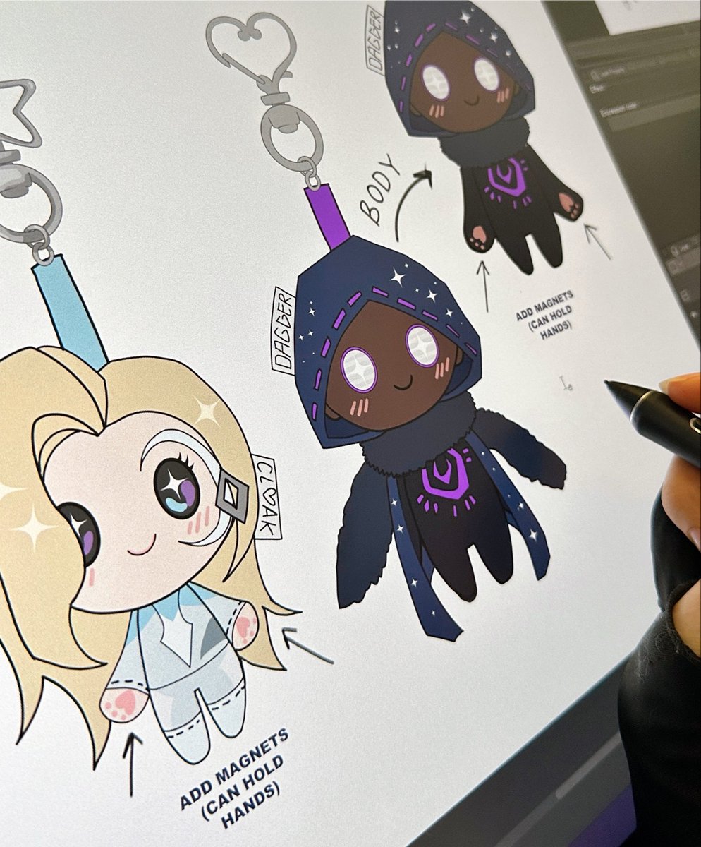 MissAmethysa's tweet photo. update:

cloak gets a body + THEYLL HOLD HANDS 💜💜💜💜 https://t.co/dR13hIwY5T