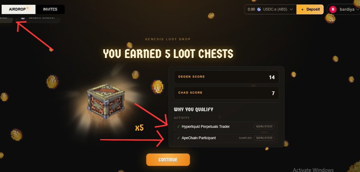 bardiya_eth's tweet photo. یه Loot Chest ایردراپ رایگان برای کسایی که قبلاً فعالیت آنچین داشتن.

این Cambria برای کاربرای فعال توی پروژه‌هایی مثل سولانا  @HyperliquidX و @Polymarket و همینطور بعضی فعالیت‌های NFT، Loot Chest داده.

داخل Chestها $RSGP هست و طبق چیزی که گفتن، TGE احتمالا آگوست ۲۰۲۶ انجام میشه.

اگه قبلاً فعالیت آنچین داشتین، بد نیست یه سر بزنین ببینین واجد شرایط شدین یا نه.

Link: https://t.co/NsRxLeo5c9

مال خودت رو چک کن، بازشون کن ببین چندتا گرفتی.