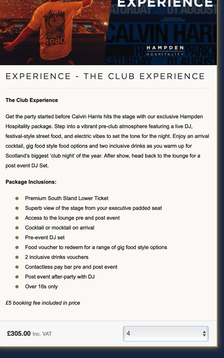 BlueRoomArt's tweet photo. 4 x spare hospitality tickets for Calvin Harris, Hampden

Saturday 1st August.

Can sell in pairs.

Face value £305 each https://t.co/6o1T7Kw3iD
