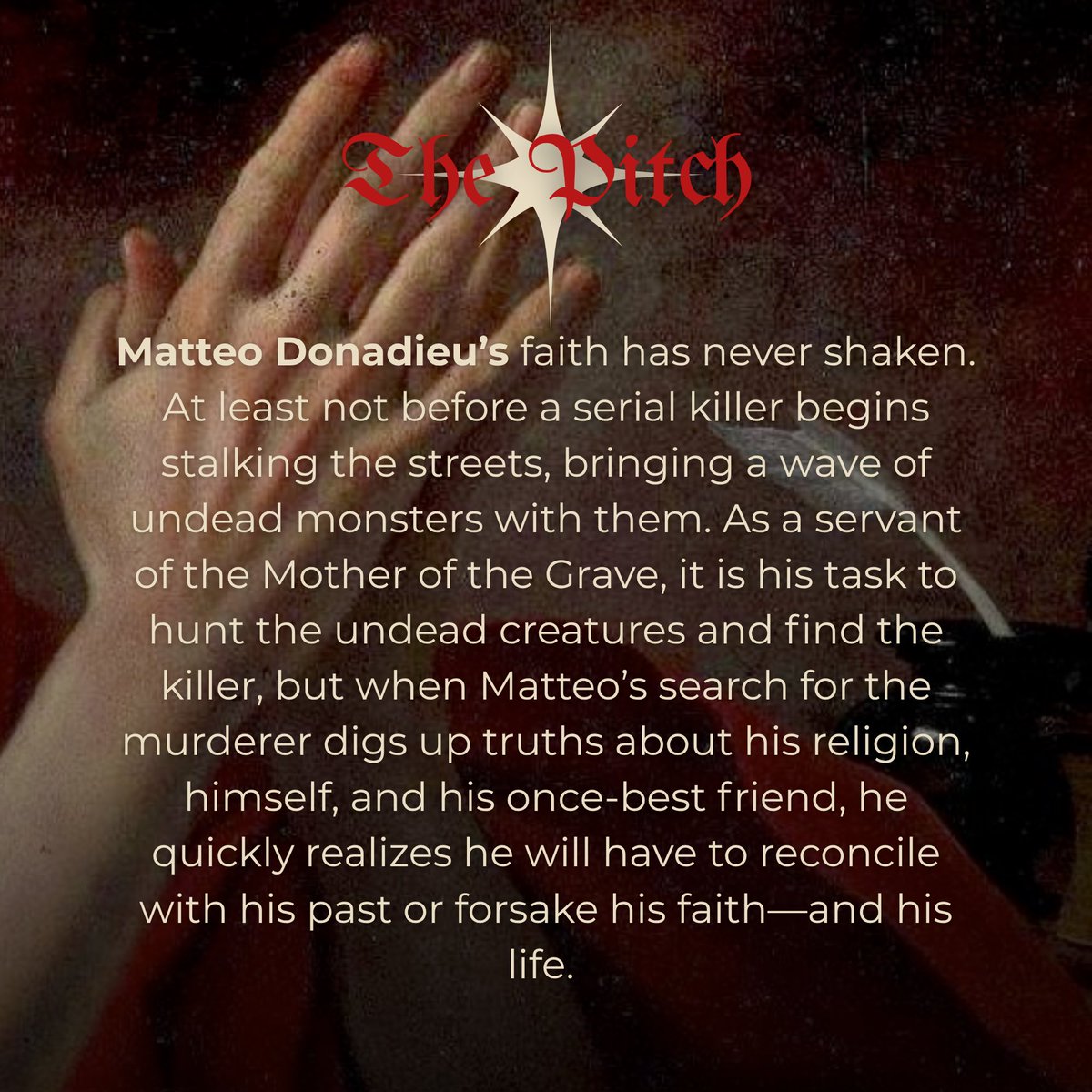bardcorner's tweet photo. — RAVENSTONES
In a city where faith is law, a disciple of a death goddess must track down a magical killer, all while unravelling the dark secrets in his church and his past. 

🩸Humorism based magic
🗡️Doomed Yaoi??? 
🩸Religion vs Academia 
🗡️Serial Killer

#QuestPit #A #F #W https://t.co/Yy2ABa1skd