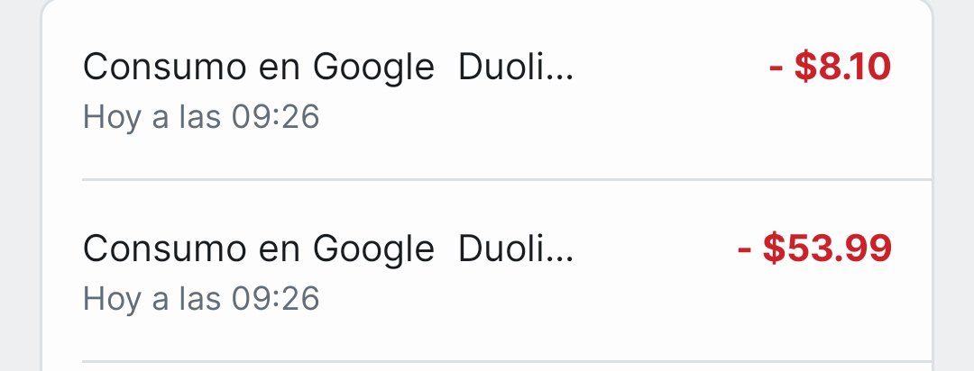 MarielVJ's tweet photo. @duolingoespanol hoy me debitaron una suscripción anual por casi $60 seguida de una suscripción mensual por más de $8 de mi tarjeta, las cuales no he autorizado ya que cancelé la suscripción antes, solicito la devolución inmediata de esos cobros y la anulación de la suscripción. https://t.co/KNdFQ4NJu2