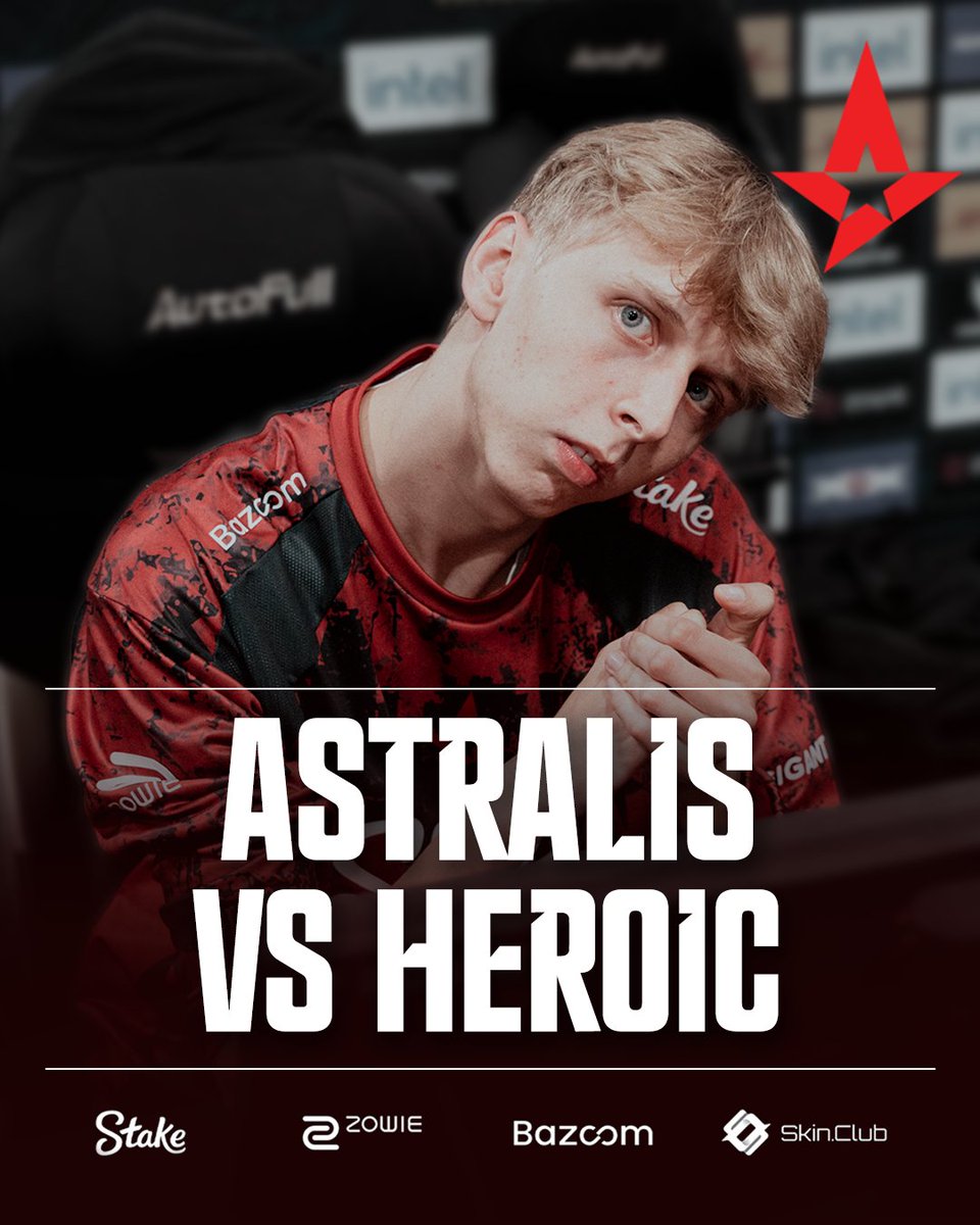 AstralisCS's tweet photo. We are facing @heroicgg in @StarLadder_CS  today!

Match is live as soon as they are done losing to @1mongolz 🇲🇳❤️ https://t.co/KCCqQz1x1K