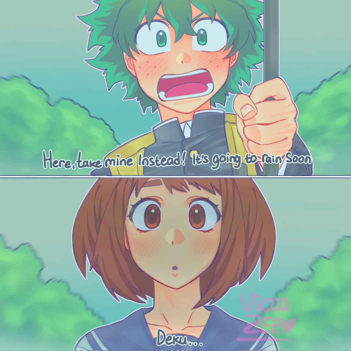 pico_ritos's tweet photo. Rain rain go away
 #izuocha #mha #bnha https://t.co/Yy7YRuEX3R