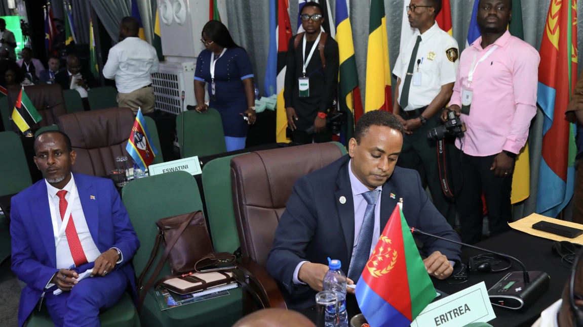 GhideonMusa's tweet photo. Eritrean delegation led by Mr. Biniam Berhe, Chargé d’Affaires at the Eritrean Embassy in Ethiopia and Permanent Representative to the African Union and UNECA, participated in the 20th Extraordinary Summit of the AU Assembly on Health held in Accra, Ghana, on 22 July under the theme “Advancing Justice, Equity, and Universal Health Coverage.”

The delegation shared #Eritrea’s experience in delivering equitable healthcare as a basic human right—provided free or at minimal cost—highlighting that 80% of the population now has access to services within 10 km of their homes, childhood vaccination coverage stands at 98%, and maternal and child mortality rates have significantly declined thanks to the vital role of community health representatives.
