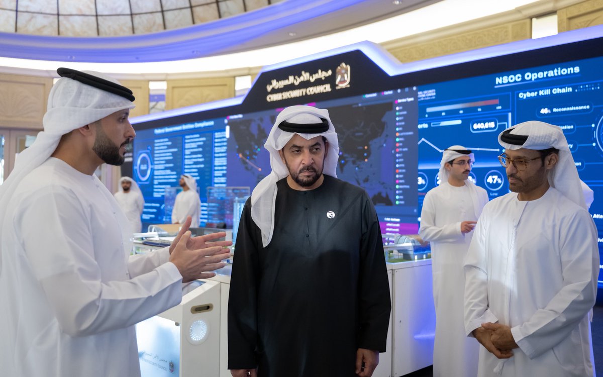 HamdanBinZayed's tweet photo. يشكل الأمن السيبراني ركيزة أساسية لحماية مكتسبات الوطن وتعزيز استدامة مسيرة التنمية الرقمية.
جهودٌ وطنية مقدّرة يقودها مجلس الأمن السيبراني لتطوير منظومة الأمن السيبراني، وتمكين الكفاءات الوطنية عبر برنامج “CyberE71”، بما يعزز ريادة دولة الإمارات في المجالات الرقمية ويواكب تطلعاتها المستقبلية.