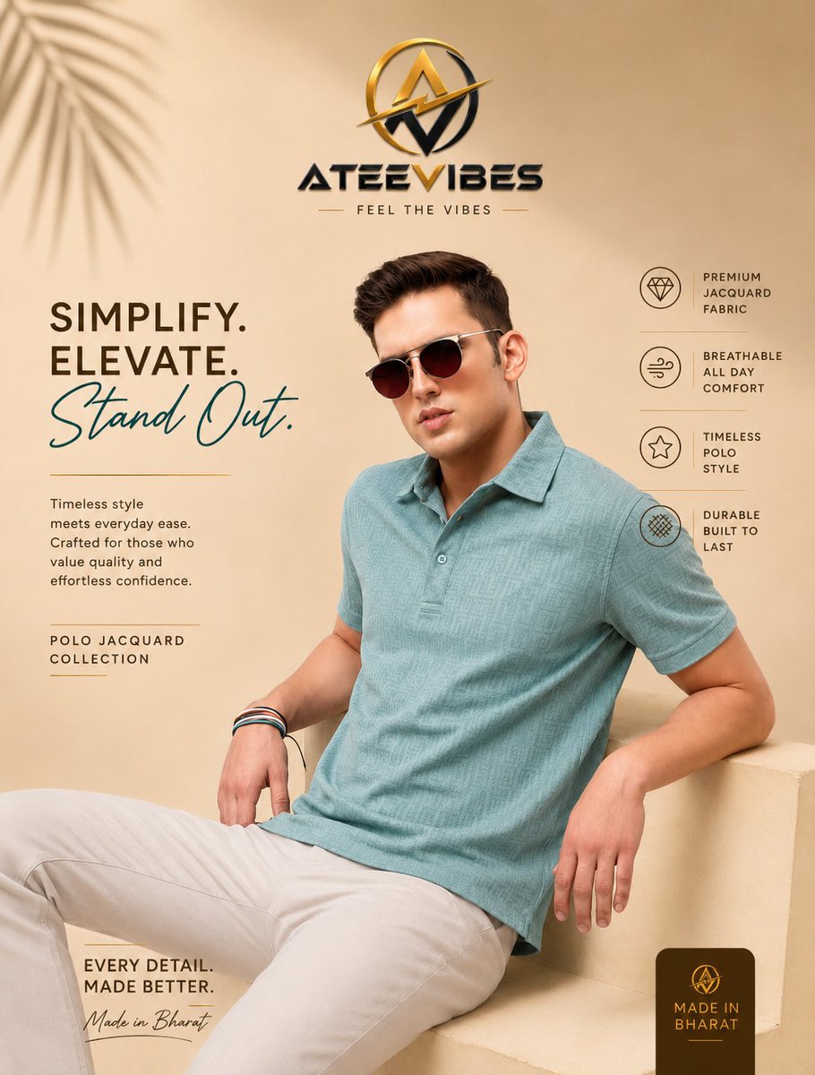 Adsarmataji_ind's tweet photo. Premium isn't expensive when you buy directly from the source.

Introducing the Ateevibes Premium Jacquard Polo Collection—crafted for superior comfort, durability, and everyday style.

📩 DM "BULK" for Wholesale Enquiries.
#nsfwtwtًً #VenezuelaNoEstáSola #Perú #contigoenlamañana https://t.co/kI9CxFTMGJ