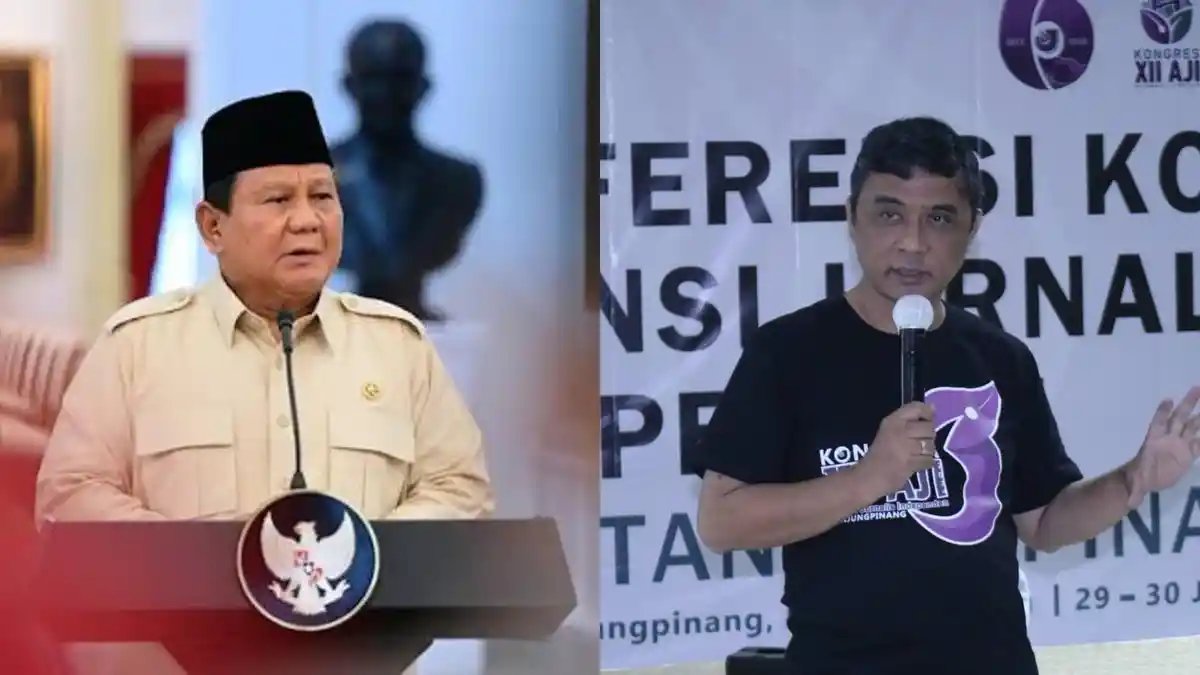 LambeSahamjja's tweet photo. imbas pidato prabowo yang sebut jurnalis = londo ireng:
- aliansi jurnalis independen desak prabowo minta maaf
- istilah itu sejarahnya berat
- dulu dipakai buat sebut pengkhianat bangsa yang berpihak ke belanda
- bayu tegaskan jurnalis itu pilar demokrasi
- enggak pantas disamakan dengan pengkhianat bangsa
- aji minta pemerintah lebih terbuka terima kritik sebagai bahan evaluasi, bukan ancaman