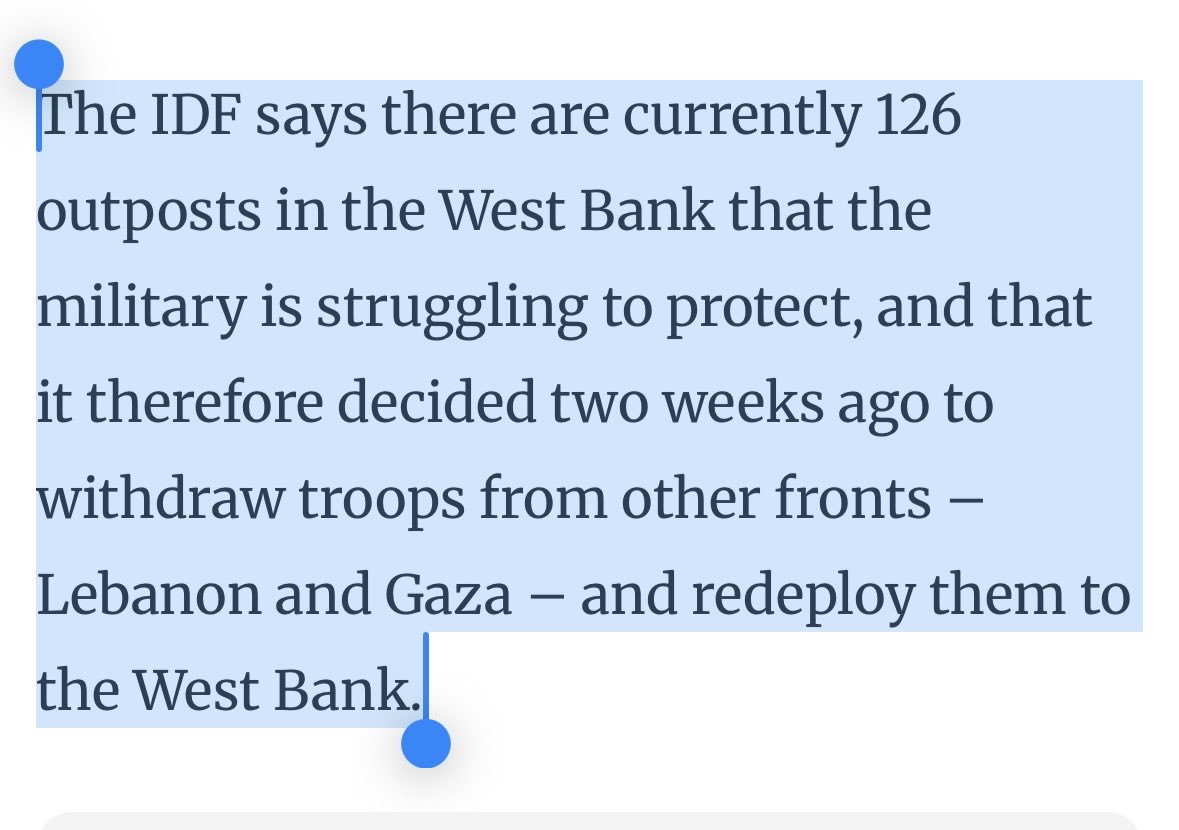 ilangoldenberg's tweet photo. This is insanity.  A major IDF operation in the West Bank will light it on fire, causes more suffering for Palestinians and make Israelis less safe. https://t.co/6J5qXrt3pQ