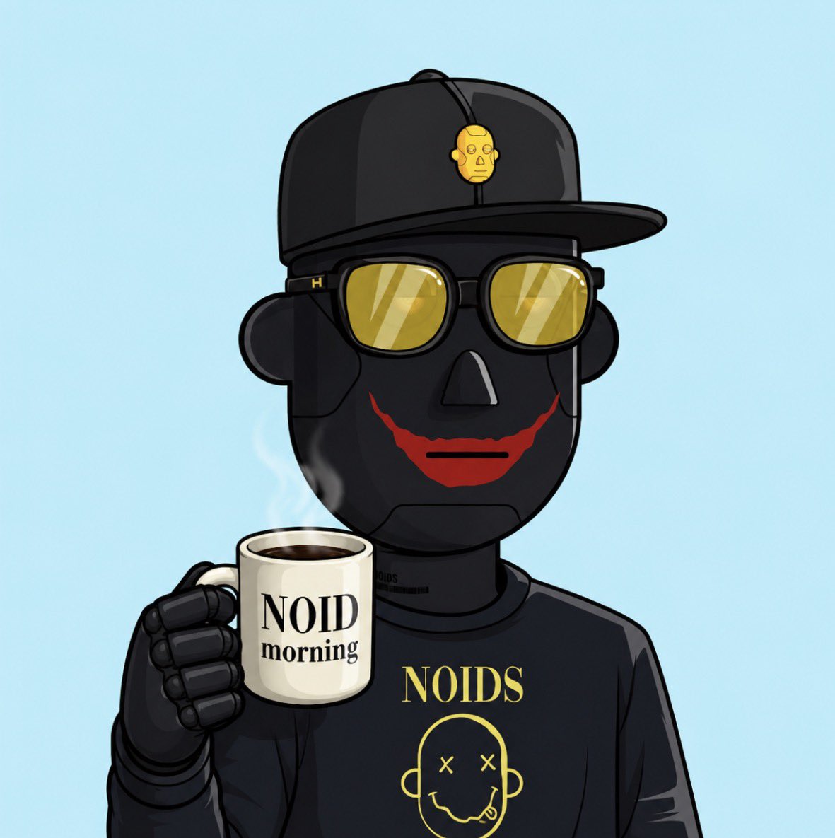 drethenoid's tweet photo. gm ☀️ 

NOID morning. 🦾

@thehumanoids https://t.co/lSB0TEQxUc