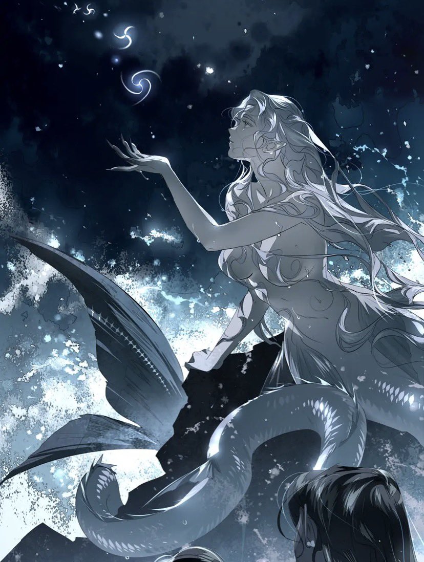 iycsts's tweet photo. the author has another work about a deaf sea witch and a siren and the art and story are just as breathtaking https://t.co/NhovwjdAzv