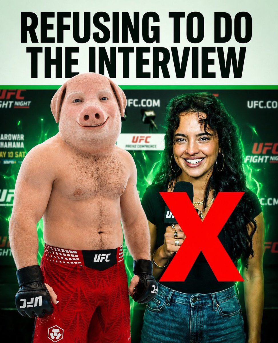 ramayan_69's tweet photo. 🚨 Magomed "Chanco" Zaynukov, aka John Pork, reportedly TURNED DOWN every opportunity to do an interview with Nina Drama during his UFC fight week. https://t.co/CvpsQhIV5w