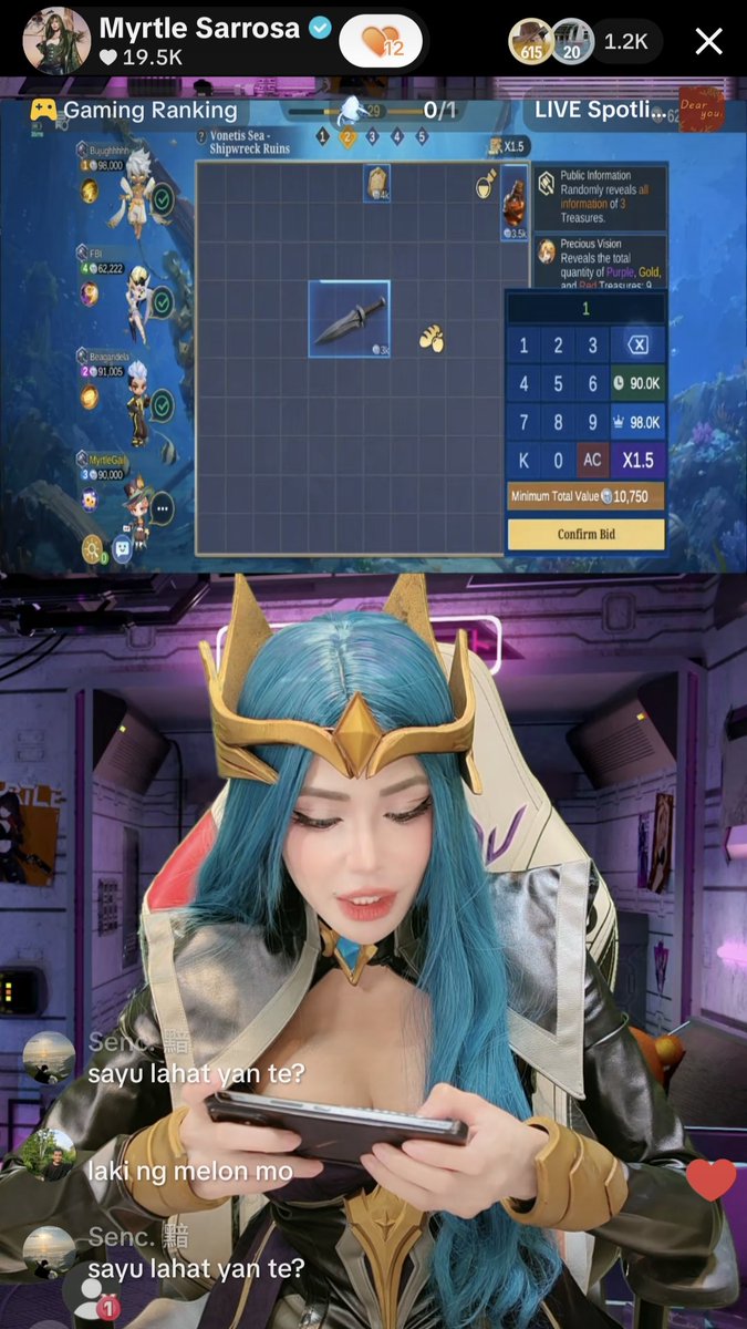 MyrtleGUpdate's tweet photo. #MyrtleGailSarrosaUpdate
Myrtle Sarrosa's Magic Chess: Go Go Stream:
7.1K LIVE VIEWERS ON FACEBOOK & 1.2K LIVE VIEWERS ON TIKTOK! 😍
#MagicChessGoGo #MCGG #MagicAuction #Livestream #MyrtleSarrosa #Myrtle https://t.co/lhpe4on802