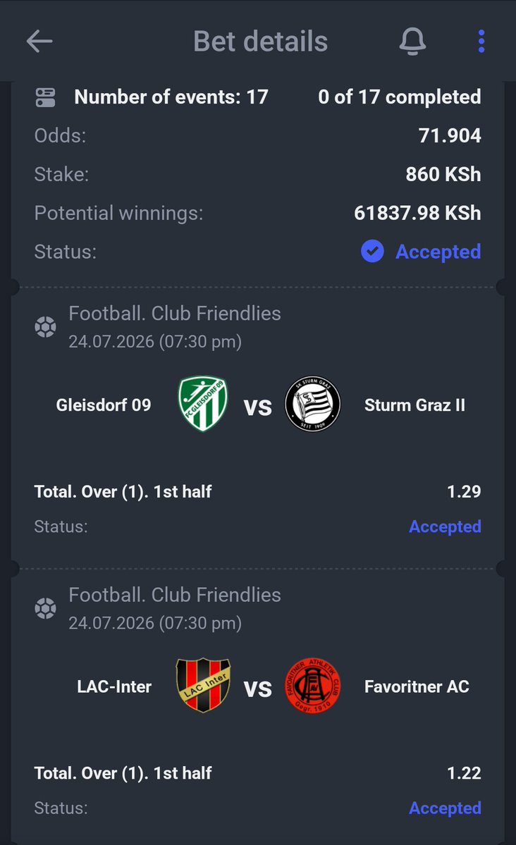 Sportsbet001's tweet photo. +71 Odds Friendlies 🔥🔥🔥🤑
🎯 5A2X5
#Paripesa 
~No Tax
~Free Withdrawals
~Best Bonuses 

Create Account Now 👉🏾 https://t.co/iuP85K7HF9
Use Promocode SPORTSBET to enjoy instant Bonuses upto 20,000 to Bet &amp; Withdraw 💯✅ https://t.co/TFKxGQqlh9