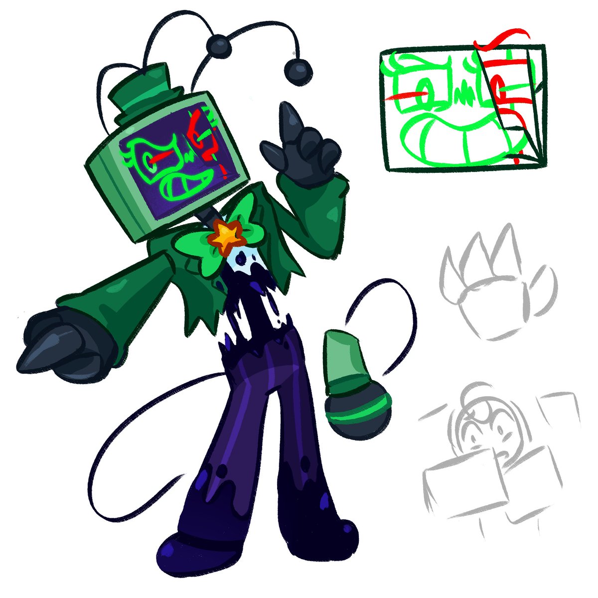 IvyFideo's tweet photo. More designs! What would a Origins Twisted series be without its Twisteds?
#OriginsTwisted #art #Roblox #dandysworld #au https://t.co/IUnlAeFEjQ