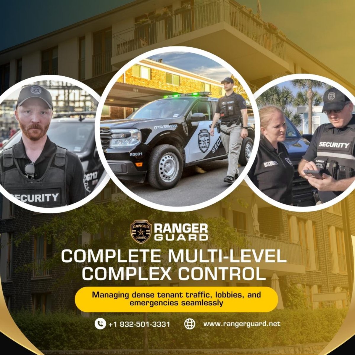 RangerGuardsTX's tweet photo. High-rise properties present unique security challenges, from complex elevator access control to large-scale emergency evacuations. Ranger Guard keeps your tenants, guests, and assets safe from the lobby to the penthouse. 

#rangerguard #security #patrol https://t.co/dnVKYHyJQZ