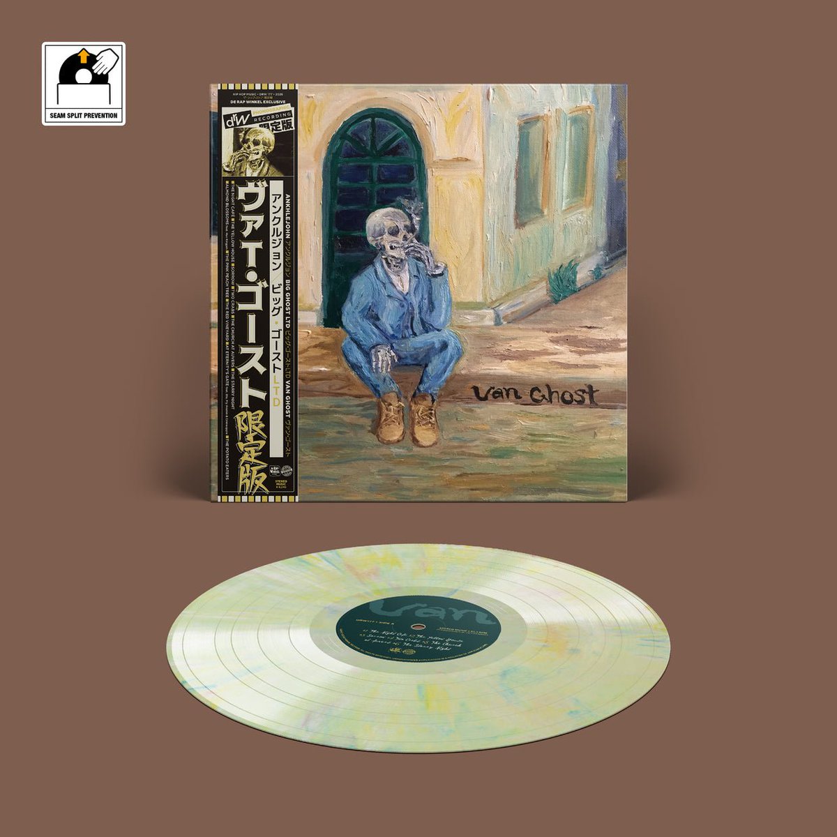 KrisKromanski's tweet photo. NOW: #DeRapWinkel

"VAN GHOST"
@ANKHLEJOHN x @BigGhostLtd 
Don't sleep on this reissue! Originally released by @DaupeMedia back in 2018 now an exclusively OBI edition by DRW is available - only 250 copies!
👉🏾 https://t.co/cLcl1dAPOI https://t.co/bJECNUd8bk