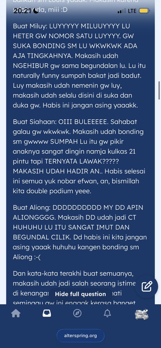 BlinkyMila's tweet photo. KHUSUS BUAT BLINKYS PLEASE BACA INI GW TERHARU @BlinkyMami @BlinkyAtap @BlinkyAlpin dan tentunya ada pesan juga untuk kalian semua dibawahnya huhu imut banget GW SUKA https://t.co/nGPcpCE60c