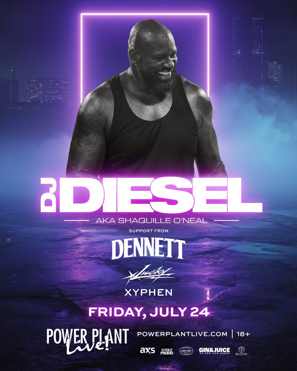 SteezPromo's tweet photo. SET TIMES FOR TONIGHT ⏰🚨
Baltimore, y'all ready?!

The one and only @djdiesel [Shaq] is back in Baltimore for another HUGE night at @POWERPLANTLIVE⚡ 
𝐃𝐎𝐍’𝐓 𝐌𝐀𝐊𝐄 𝐇𝐈𝐌 𝐆𝐄𝐓 𝐈𝐍 𝐓𝐇𝐀𝐓 𝐏𝐈𝐓 😤

FINAL TICKETS 🔗 https://t.co/eus5HaGlv0 https://t.co/hjKYTG0wO6