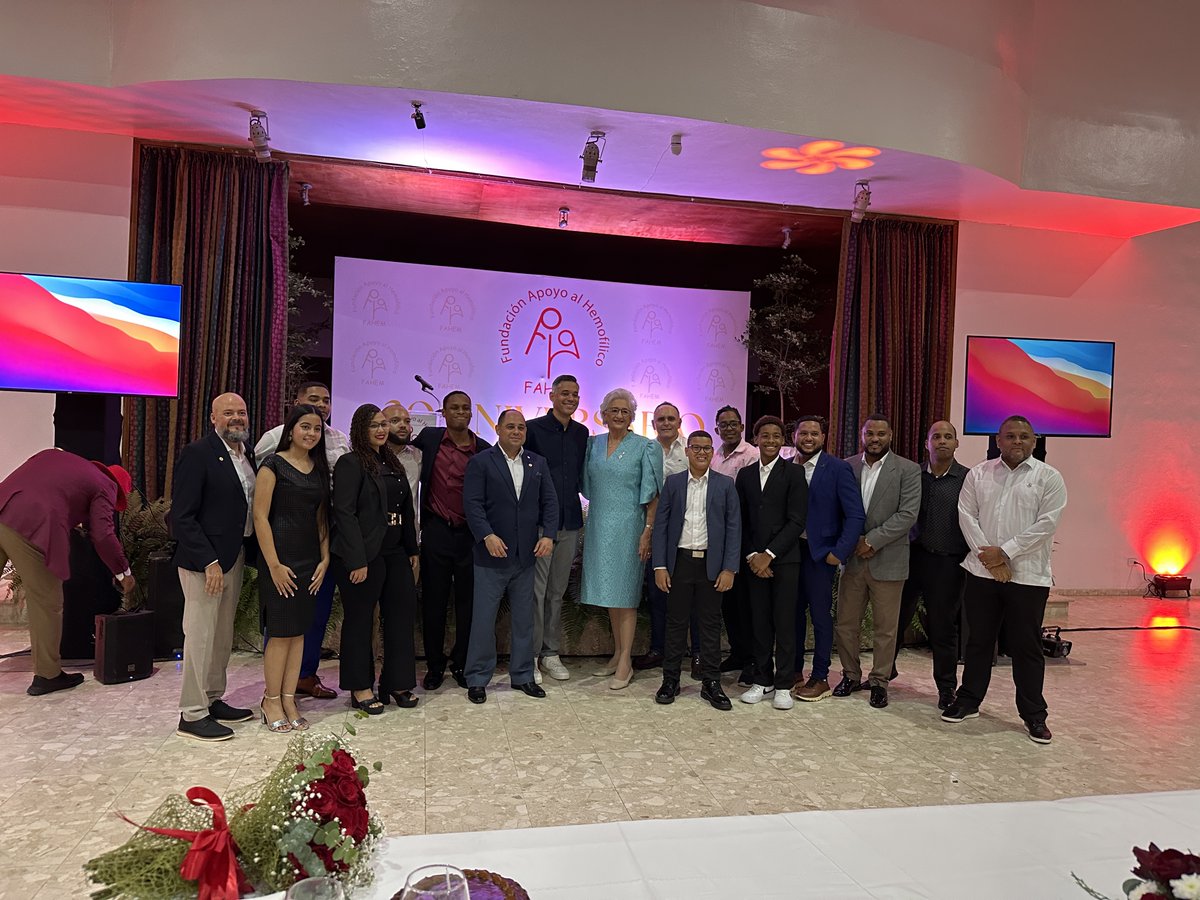 wfhemophilia's tweet photo. A significant milestone for the PACT Program in #DominicanRepublic! The WFH, the Ministry of Public Health and Social Assistance, and FAHEM signed an MoU to advance a national hemophilia program and strengthen care for people with #BleedingDisorders. 
#TreatmentForAll https://t.co/xK6zl8A13D