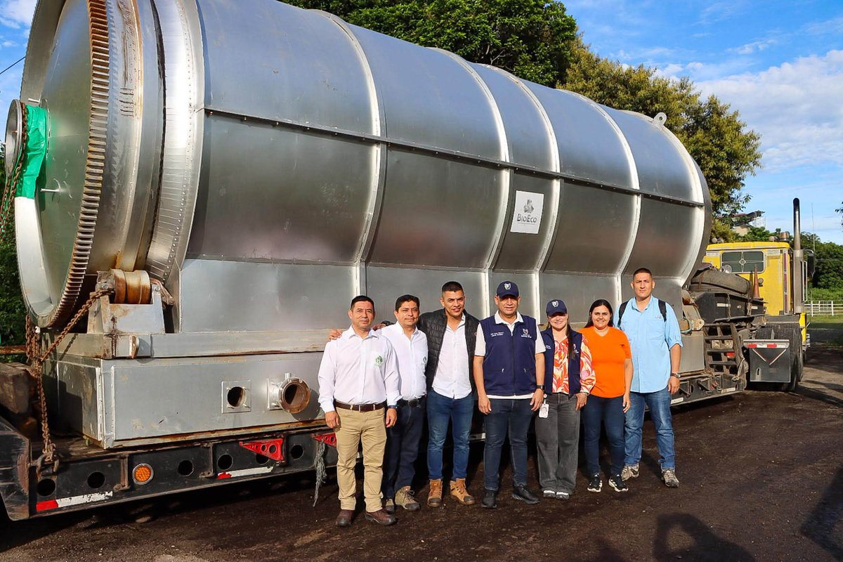 ESPG_META's tweet photo. 🌱 Granada recibe la primera planta de pirólisis de residuos orgánicos de Colombia
La  E.S.P.G comparte con la comunidad un importante avance en materia ambiental: ya se encuentra en el municipio la primera planta de pirólisis para el aprovechamiento de residuos orgánicos https://t.co/SqCNN9PsWL