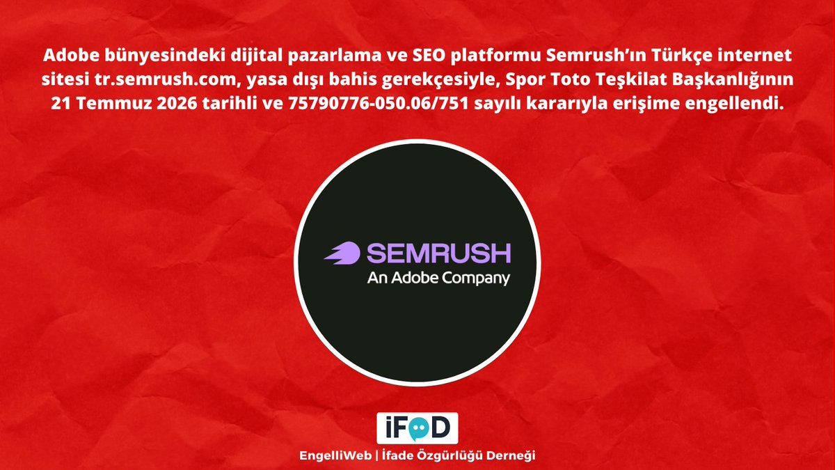 EngelliWeb tweet media