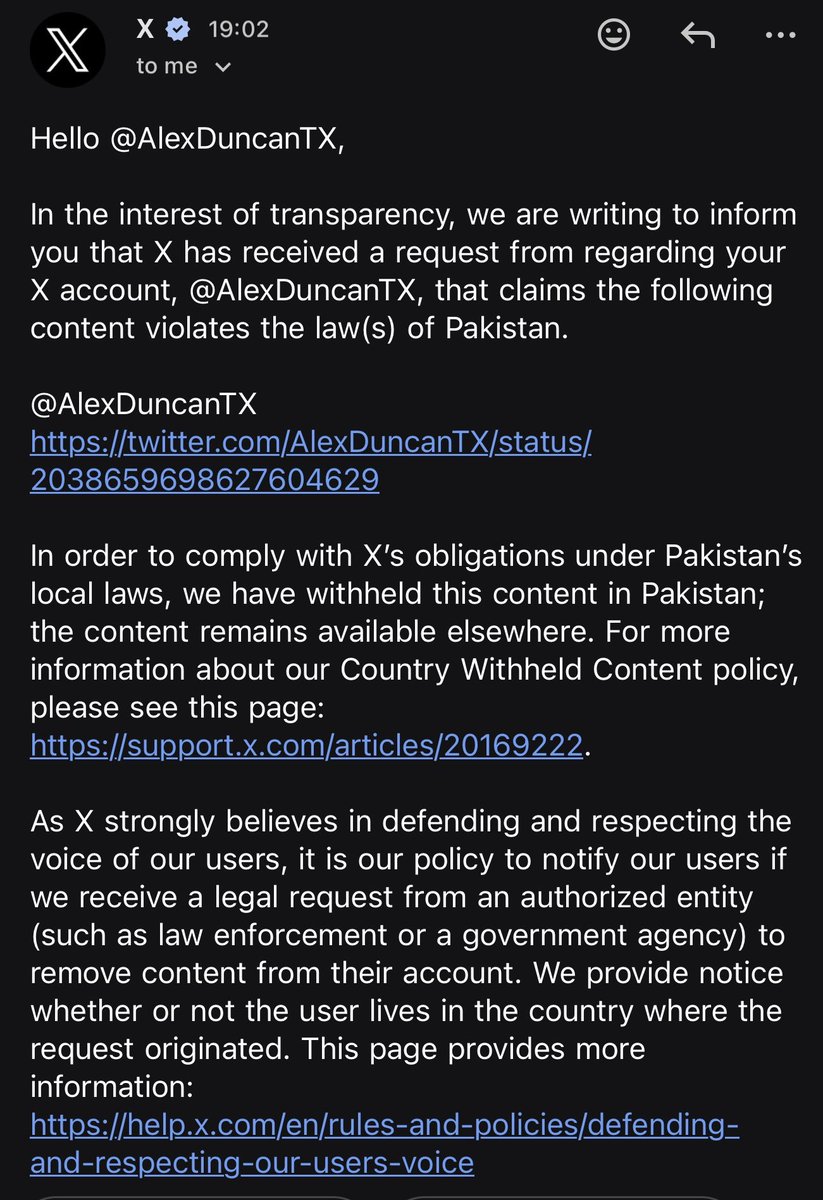 AlexDuncanTX's tweet photo. The filthy Islamic State of @GovtofPakistan is crying again and alleging I violated blasphemy laws under Sharia. Pakistan needs to understand we have freedom of speech and we are going to continue using it to expose their evil, barbaric ideology until we have completely eradicated it.