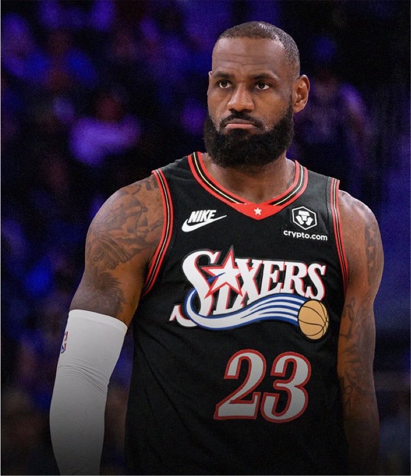 49ersSportsTalk's tweet photo. PHILADELPHIA IT IS!

BREAKING: LeBron James is signing with the Philadelphia #76ers on a two-year, $8 million deal with a player option, per @ShamsCharania https://t.co/OMsFJzGsha
