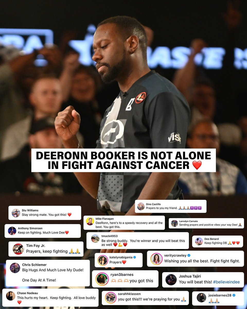 PBATour's tweet photo. DeeRonn Booker announced this week that he has been diagnosed with BPDCN, a form of leukemia.

We’re all with you, Dee ❤️  #BelieveInDee https://t.co/Dn2XQAFKAG