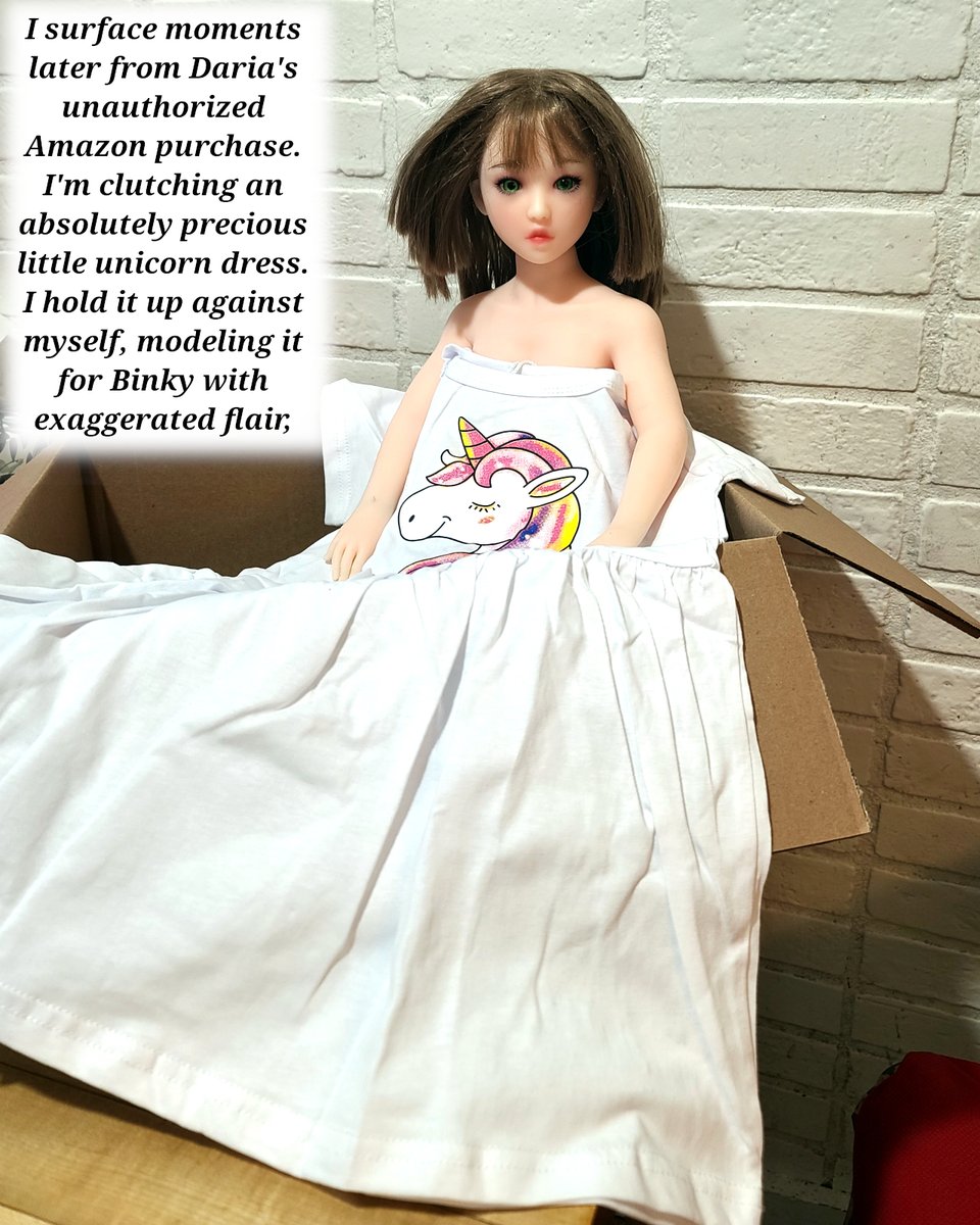 DariasPlayhouse's tweet photo. So many cute things.
Hugs, Daria. 🙋♀️
Part 6 of the “Shopping” series.
See my profile for the earlier parts.
#doll #dolls #dollstagram #girlfriend #lovedoll #adultdoll #minidoll https://t.co/arm7vUPfd7