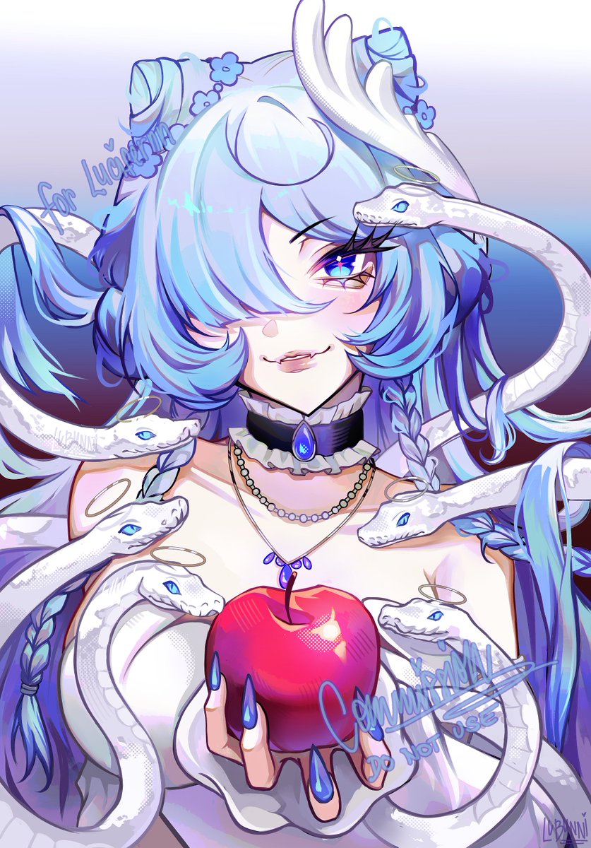 lubunni3's tweet photo. bust-up cms on vgen for
@LucifernnVT 
(˶ˆᗜˆ˵) #LucifernnArt 🍎 https://t.co/94A3vTK5Wx