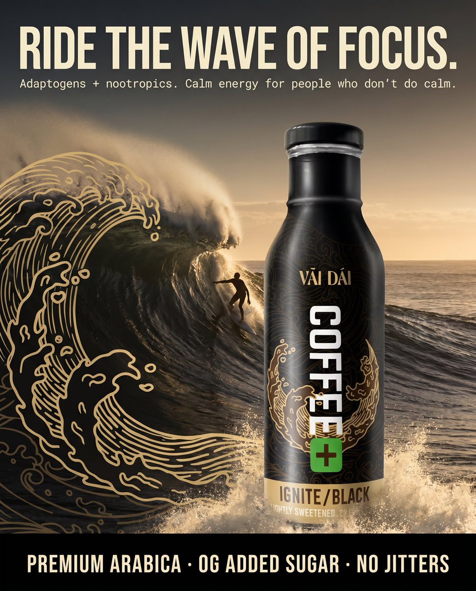 vaidaicoffee's tweet photo. Stop failing.
Vai Dai Coffee+ = daily fuel to win at life.
No excuses. Just results. ☕🔥 https://t.co/KBpcXdPpf4