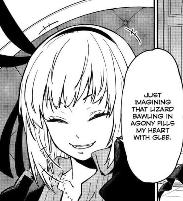 YourStarOnFlag's tweet photo. She is so cute when talking about Veldora's suffering. https://t.co/1U0D1bYOx9