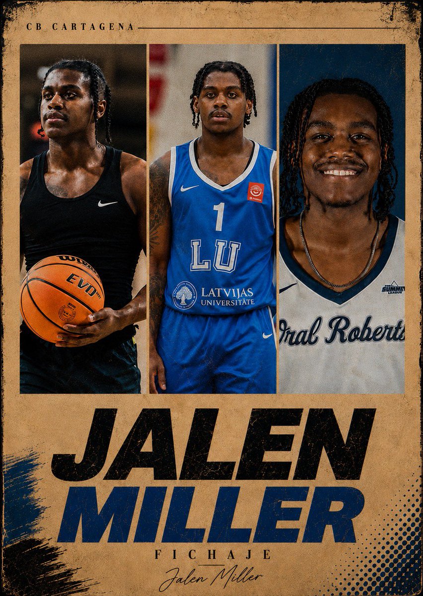 cb_cartagena's tweet photo. 🔏 JALEN MILLER 

🇺🇸 El norteamericano Jalen Miller nuevo fichaje para el Cebé 

🪄 El Escolta americano con experiencia en la NCAA y Europa , llega dispuesto a aportar su talento, calidad y puntos 

☑️ NCAA
☑️ Estonia (Latvijas Universitate) 

#BienvenidoJalen https://t.co/sQs8df5EbI