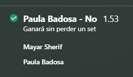 BorjaGarciaZ's tweet photo. 💰2/3🤑 #tenis #picks #apuesta #bets #Gambling𝕏 🎾 https://t.co/01UVknInBa
