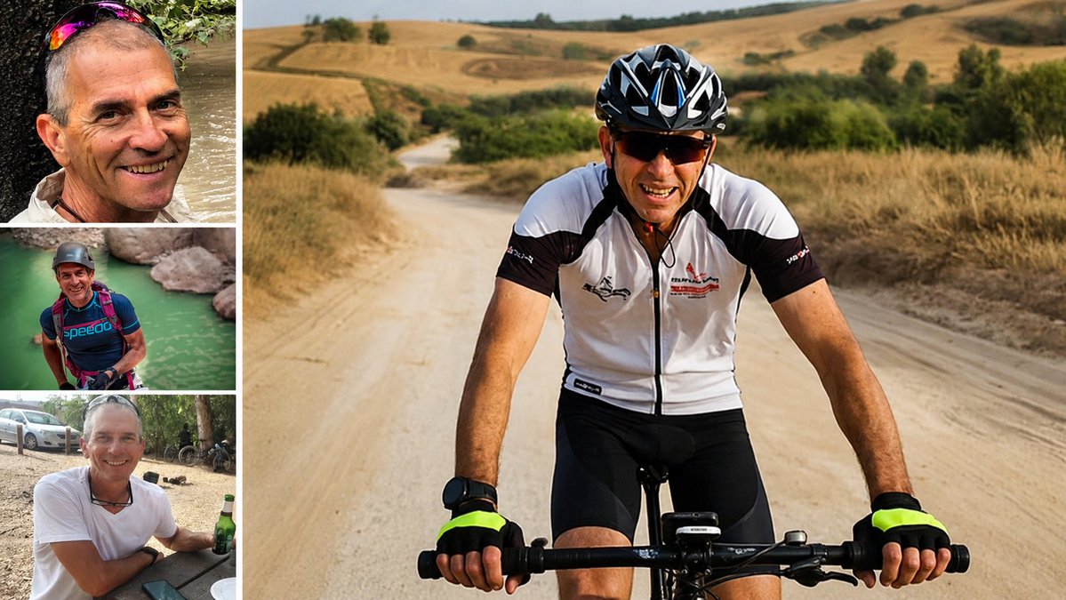 Michaeach3's tweet photo. Remember Hillel Zalmanovich 🕯️

On October 7, Hillel was cycling near Be’eri and Kissufim.

At 6:43 a.m., his wife called and asked him to turn back.

“Okay, I’m coming back.”

Those were his last words.

Hamas terrorists shot him as he rode.

Five days later, his body was found beside his bicycle.

His heart-rate monitor showed that he kept moving until the final seconds.

His wife waited for him to come home.

Never Again Is Now!