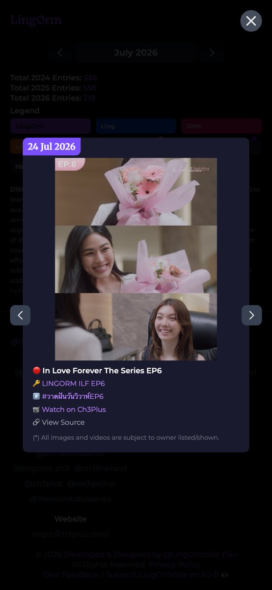LingOrmSite's tweet photo. In Love Forever The Series with Eng Sub is Now Available on 3Plus include the Behind The Scenes (Premium Only)

EP6: https://t.co/mPLcqDur9V
BTS: https://t.co/wl1zeSH4nC
For Netflix (SEA): https://t.co/NqI279kIU4

LINGORM ILF EP6
#วาดฝันวันวิวาห์EP6 https://t.co/OCcXuOlOGH