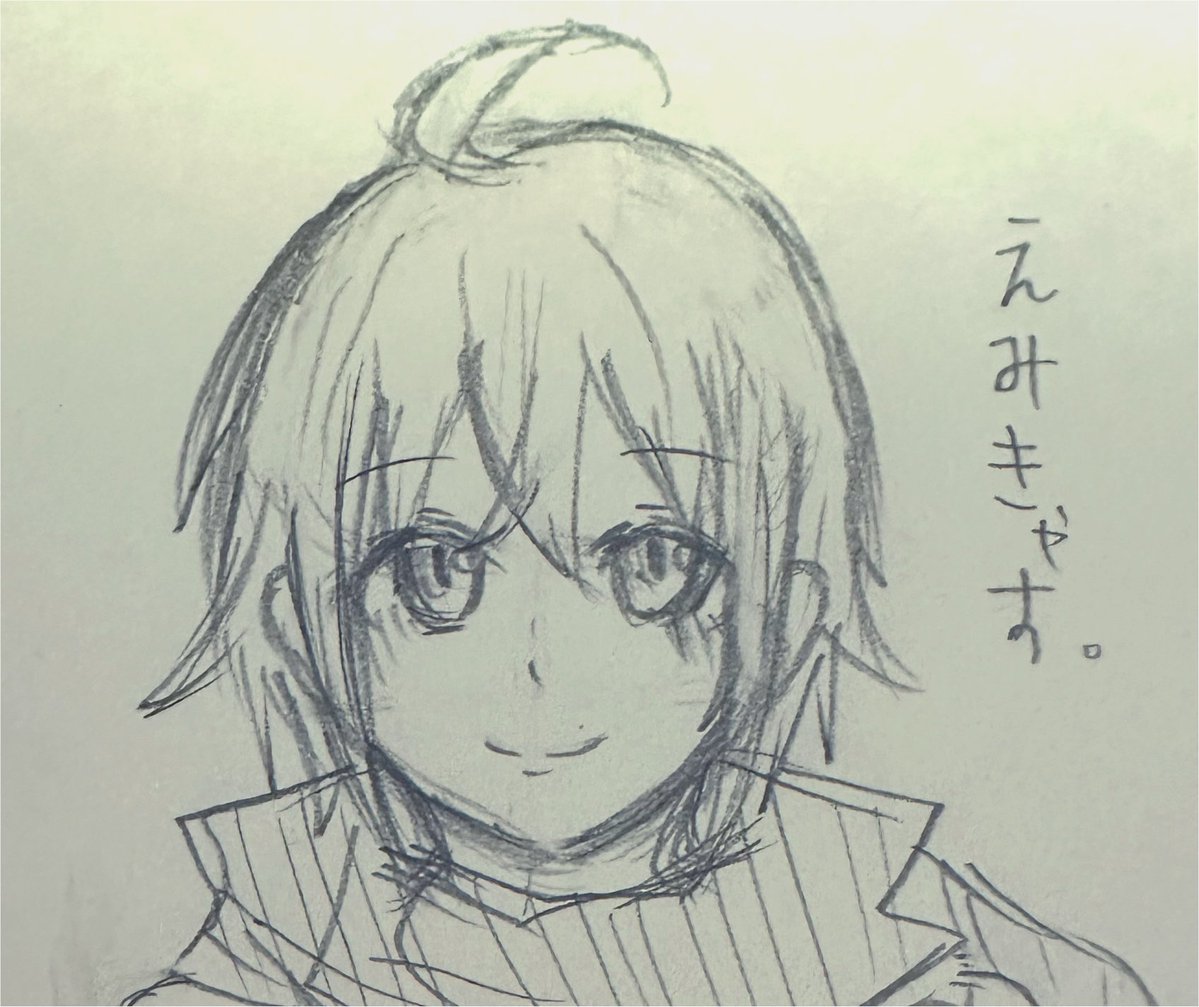 mini29suki's tweet photo. お久しぶり。えみきゃ
絵自体もかなり久々。 https://t.co/SxrR5c9uMb
