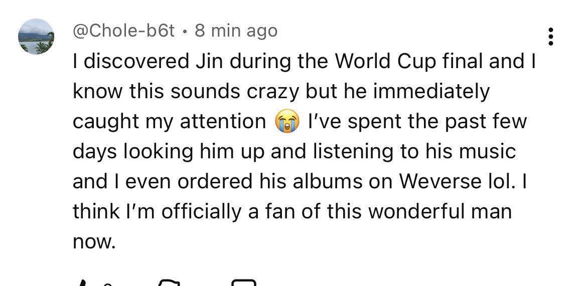 jinnieropeit's tweet photo. the seokjin effect is REAL https://t.co/zXn9hUw8oZ