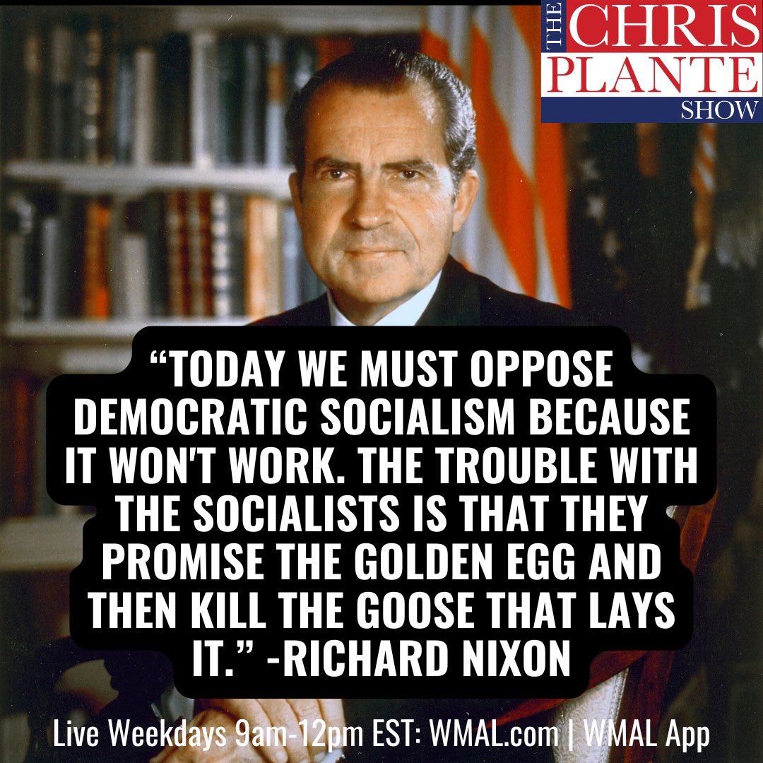 ChrisPlanteShow's tweet photo. Nixon was right!! https://t.co/iNGX2yl4Jc