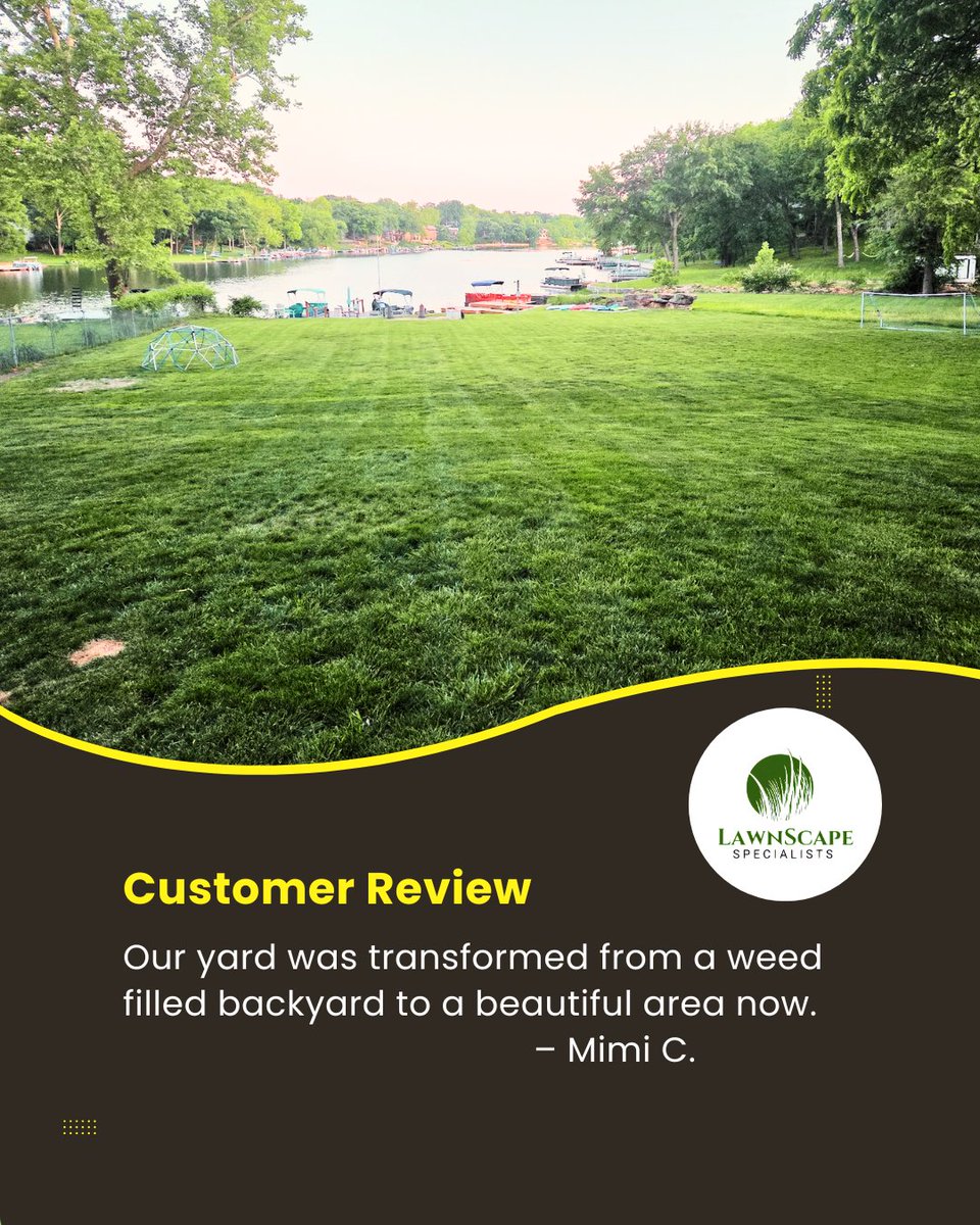 LawnscapeKC's tweet photo. Thank you for your wonderful review! We're thrilled to hear you had a great experience with our team. We truly appreciate your trust and support, and we're grateful for the opportunity to help with your project.

#foryou #lawngoals #LawnHealth #lawnscapespecialists https://t.co/rMRNN7e9Ps